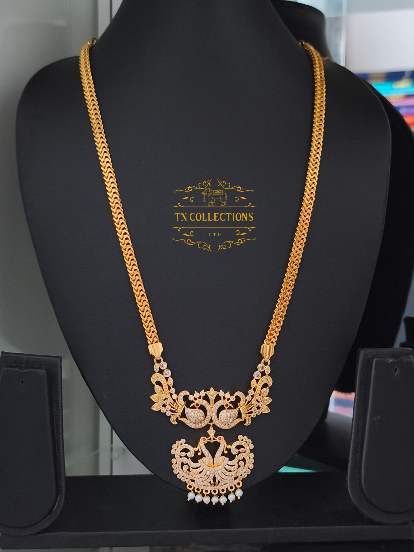 Micro Gold Plated Traditional Semi Bridal Set