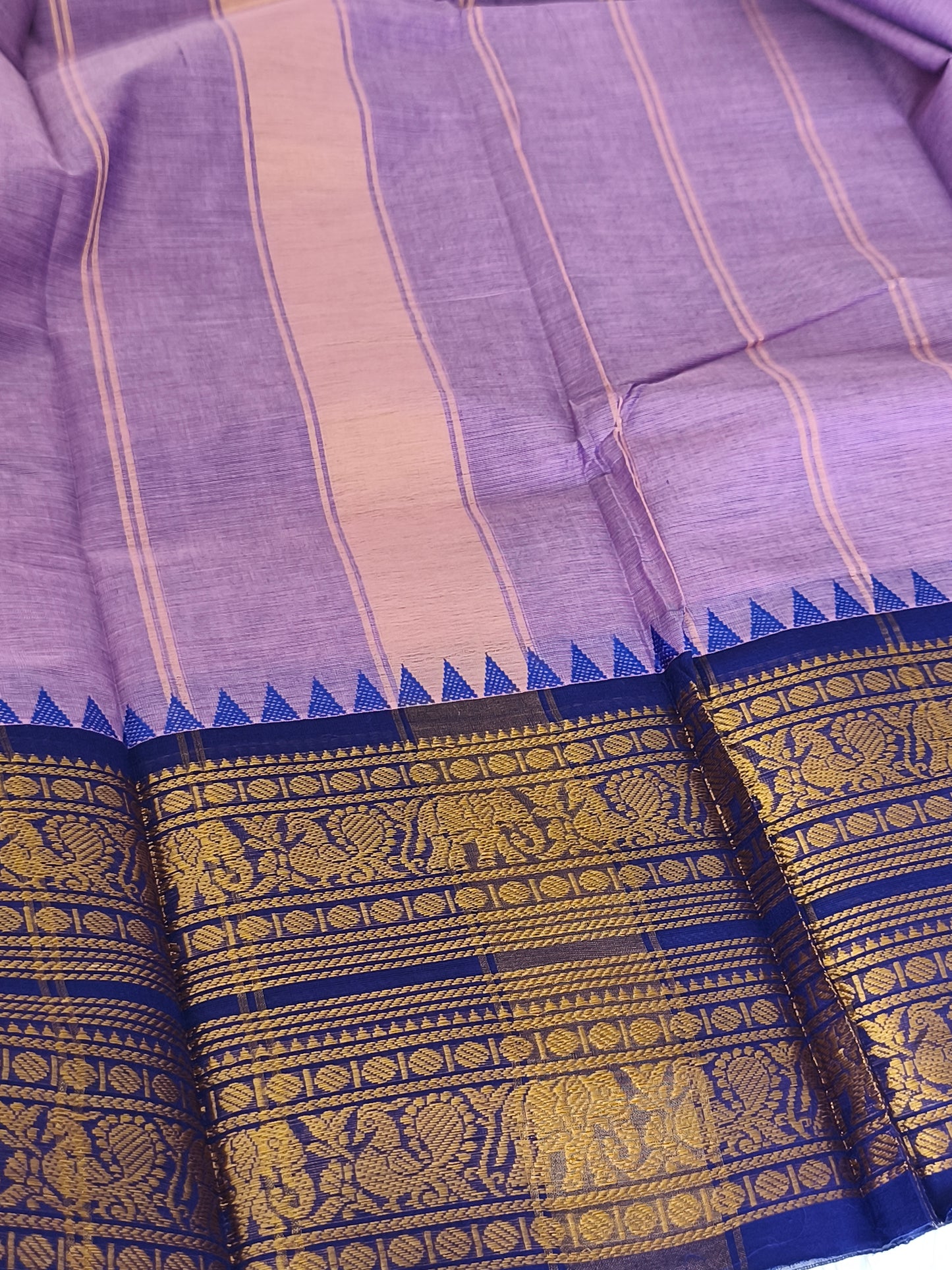 Pure Handloom Kanchi Cotton Saree