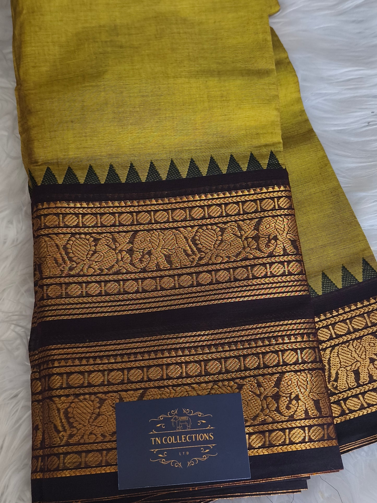 Pure handloom kanchi cotton saree