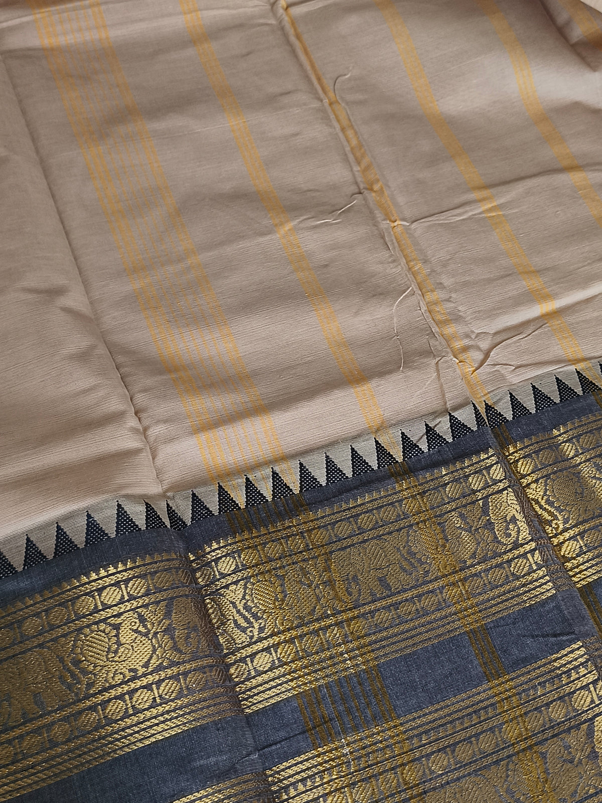 Pure Handloom Kanchi Cotton Saree