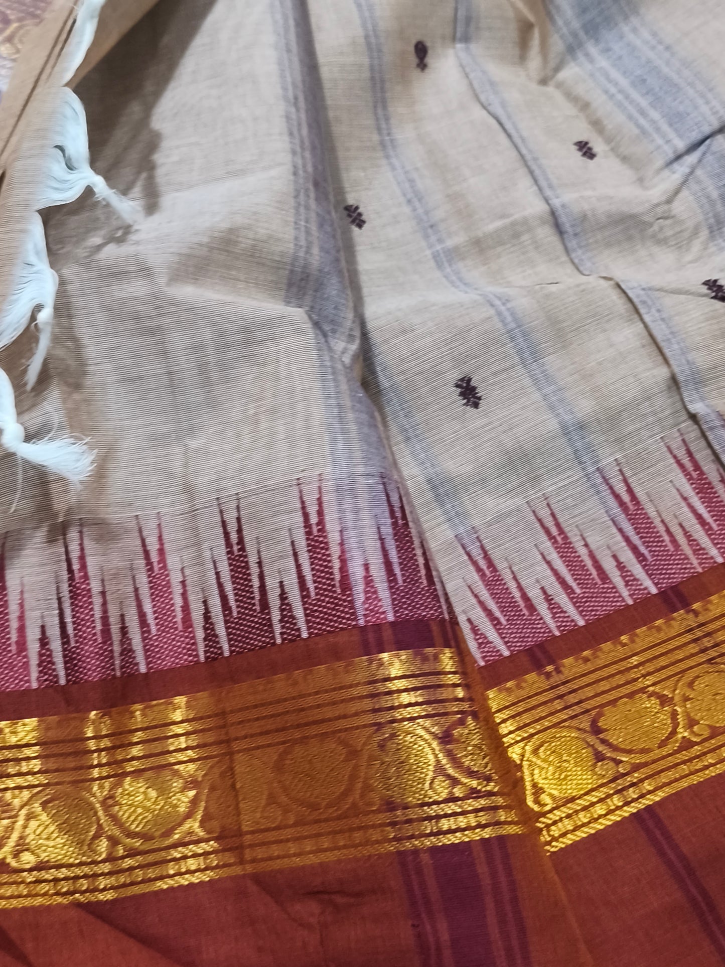 Traditional Pure Kanchi Cotton Saree