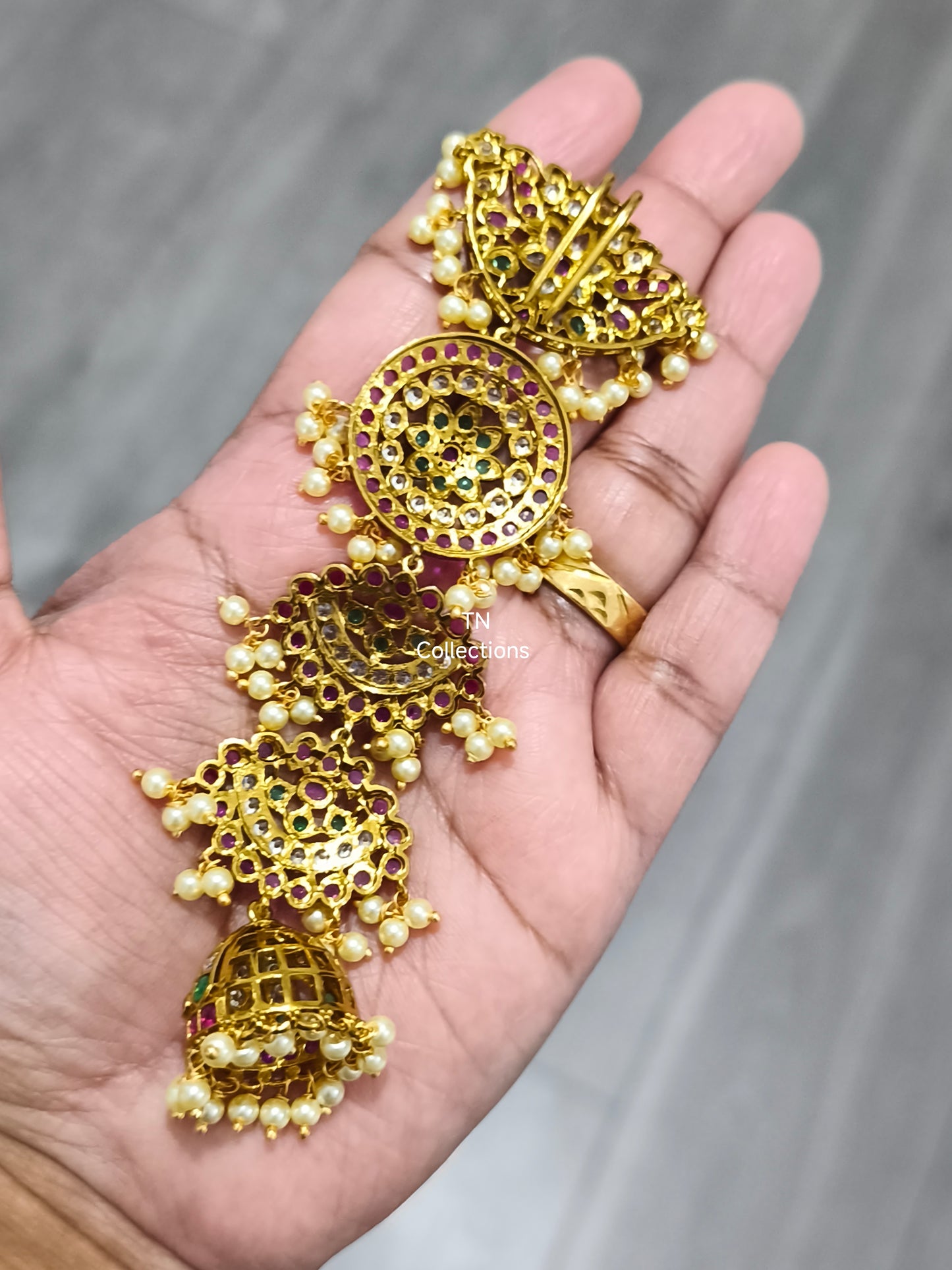 Antique Polish Real kemp Hair accessories (Rakodi)
