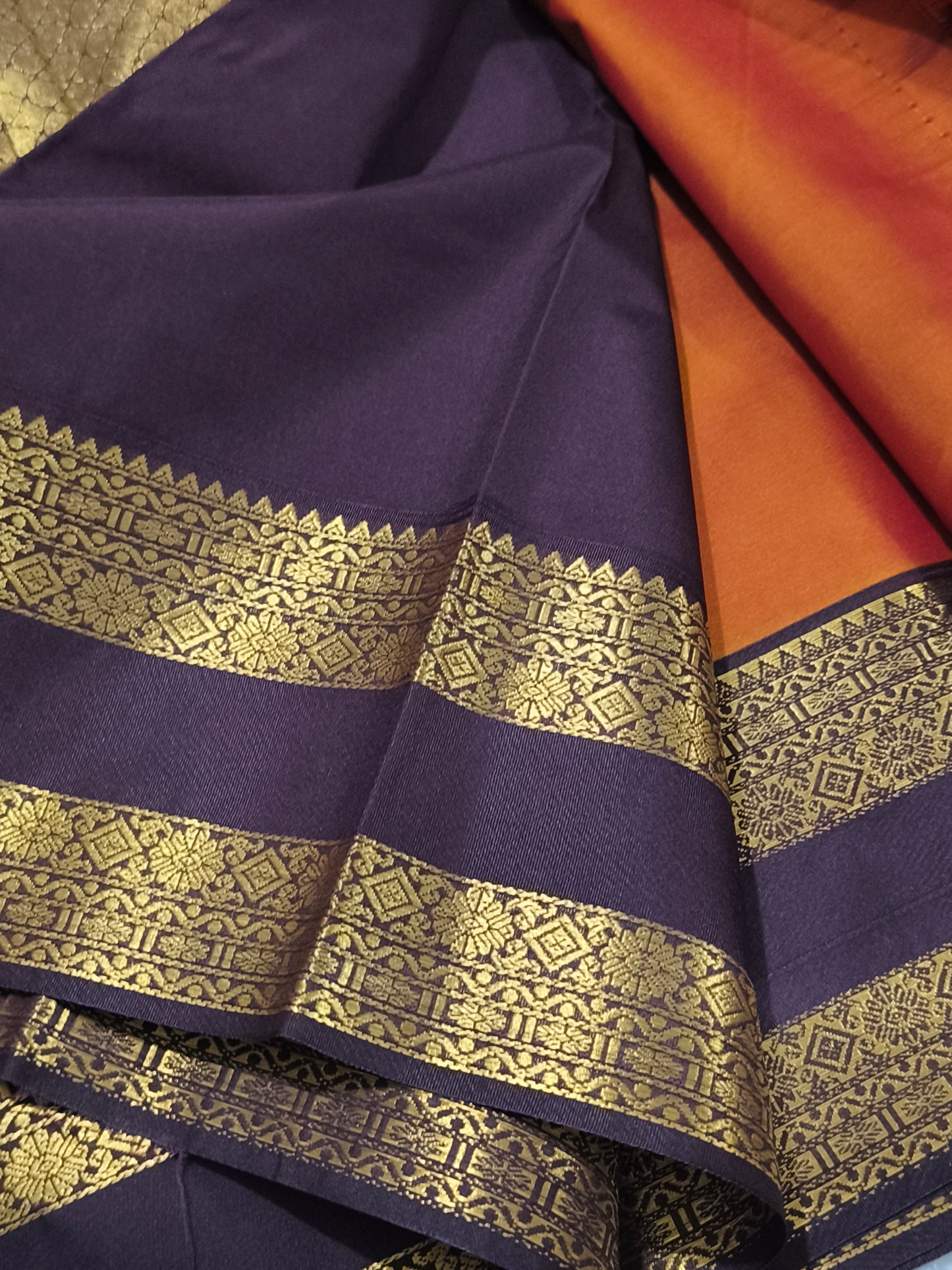 Vintage Semi Kanchipuram Silk Saree