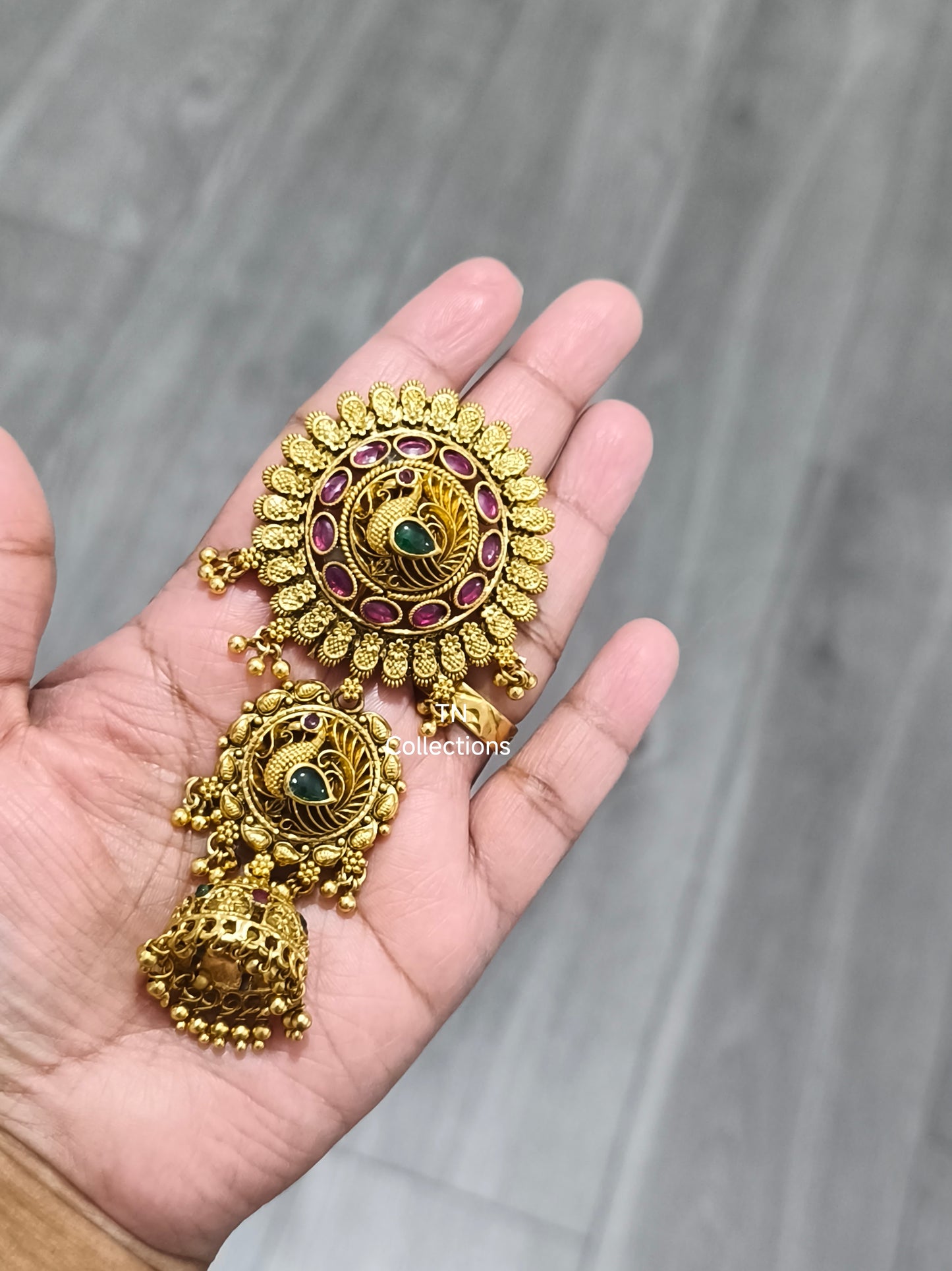 Antique Polish Real kemp Hair accessories (Rakodi)