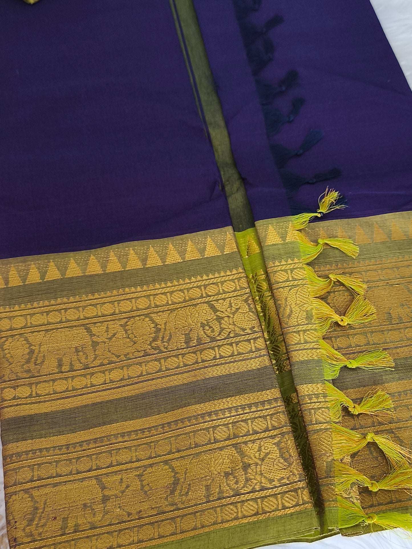 Pure kanchi Cotton Saree