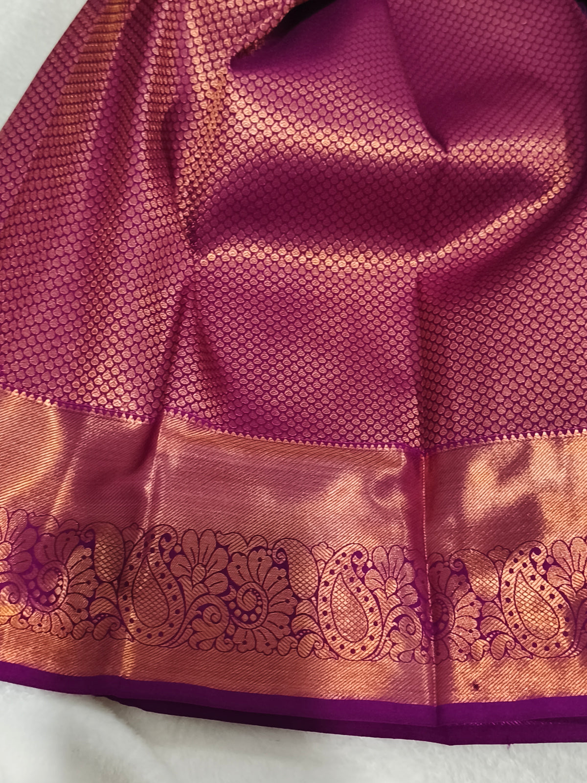 kanchi semi silk saree (Bridal Collection)