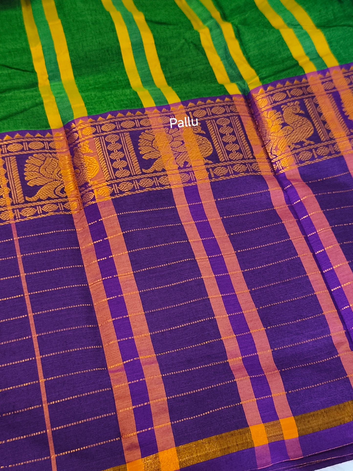 Pure handloom cotton saree