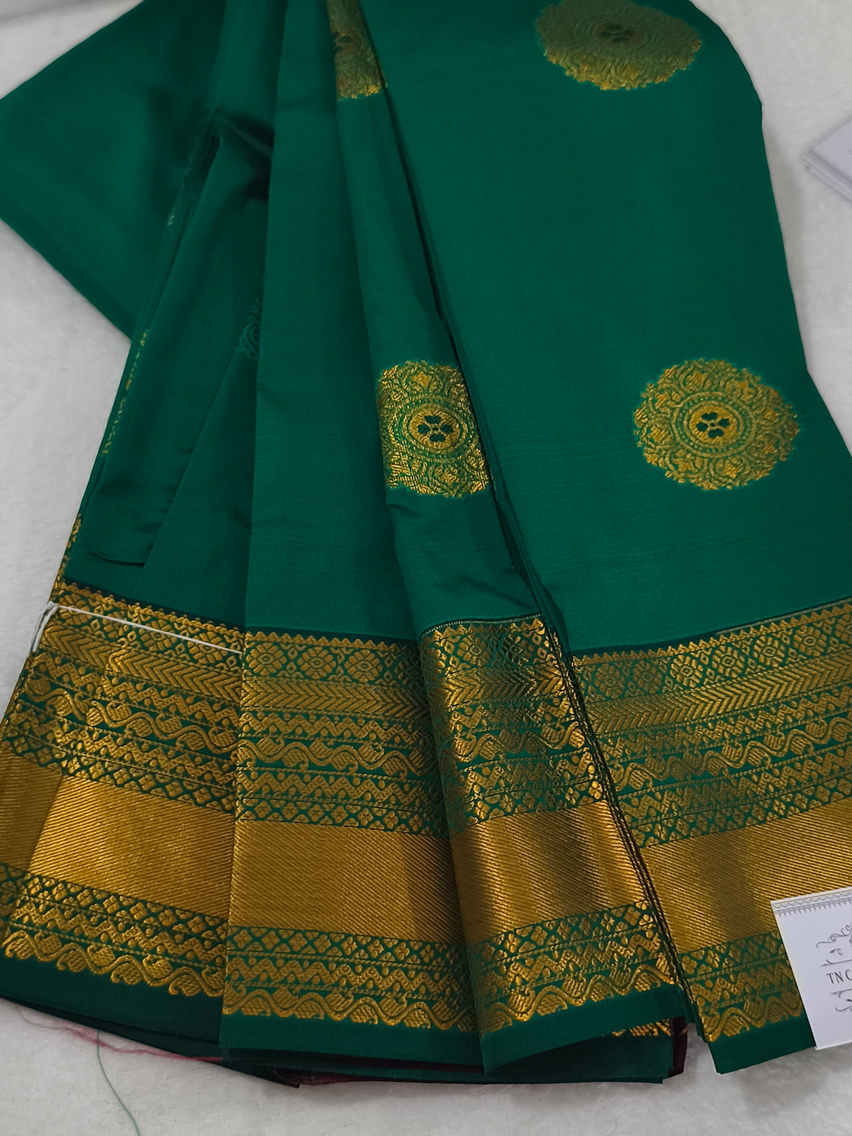 Green Kanchivaram silk saree