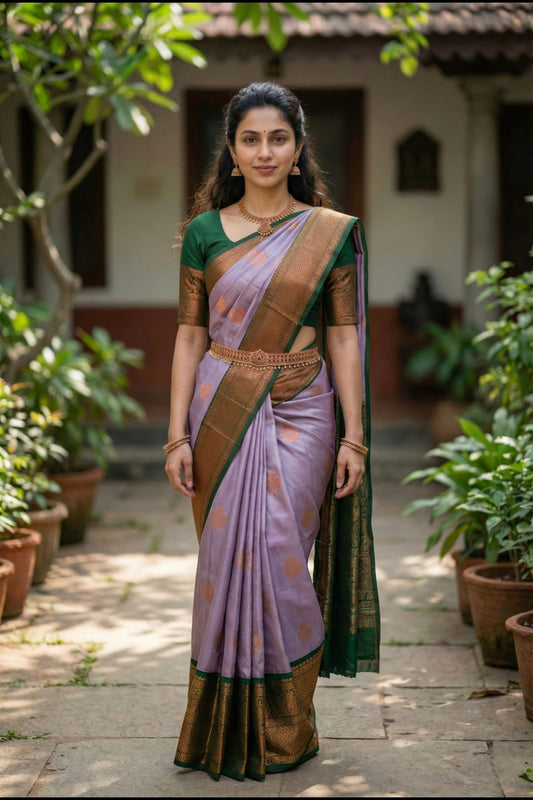 Korvai Premium Soft Silk Saree