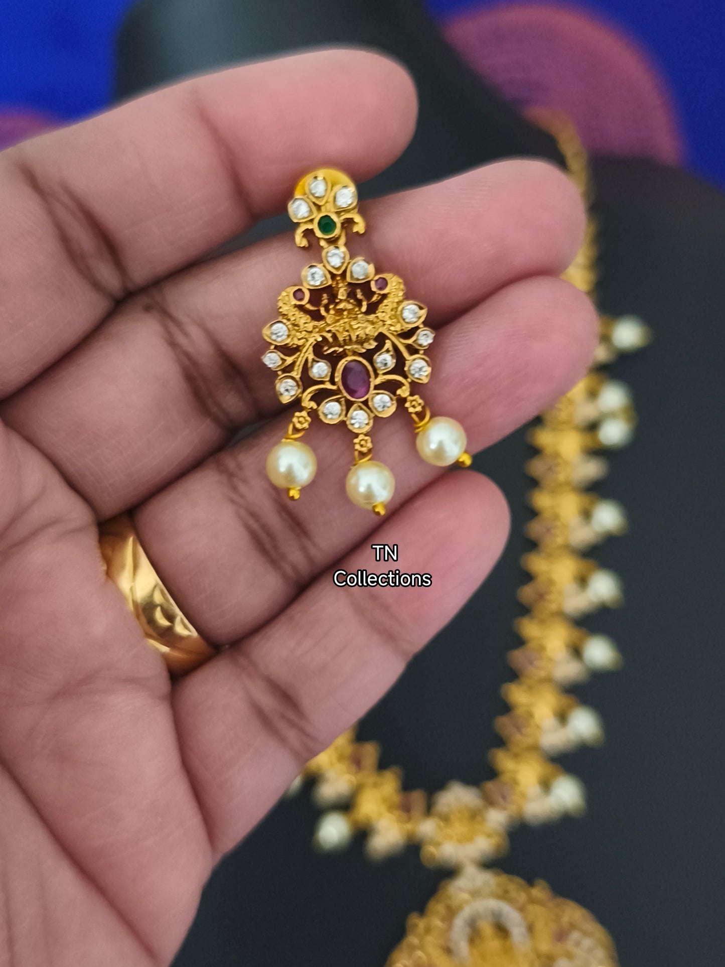 Matte Finish Luxmi Necklace Set