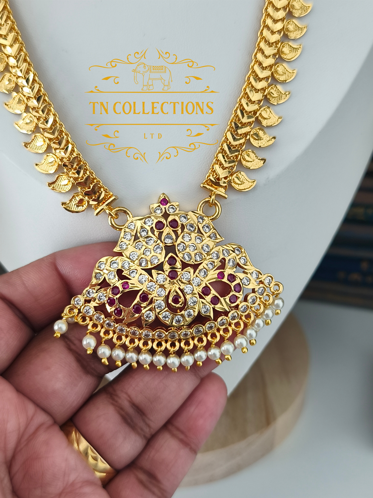 Micro Gold Finish Semi Bridal Set