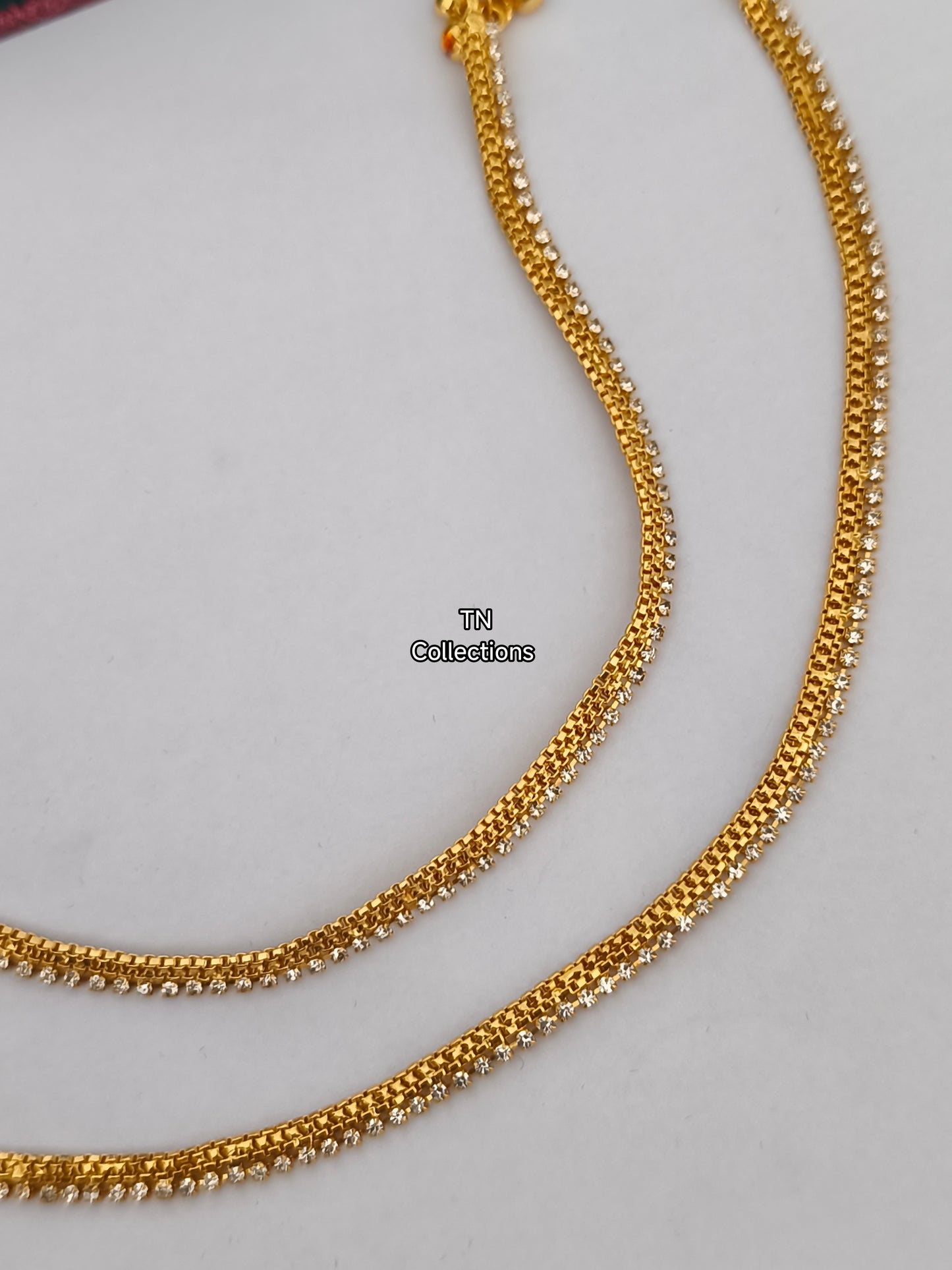 Micro gold plated Anklets