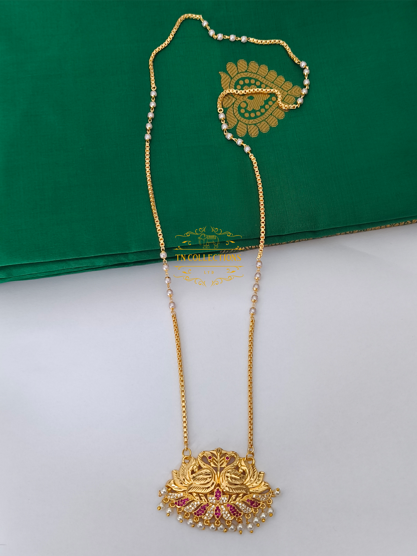 Micro Gold plated Traditional Semi Bridal Set