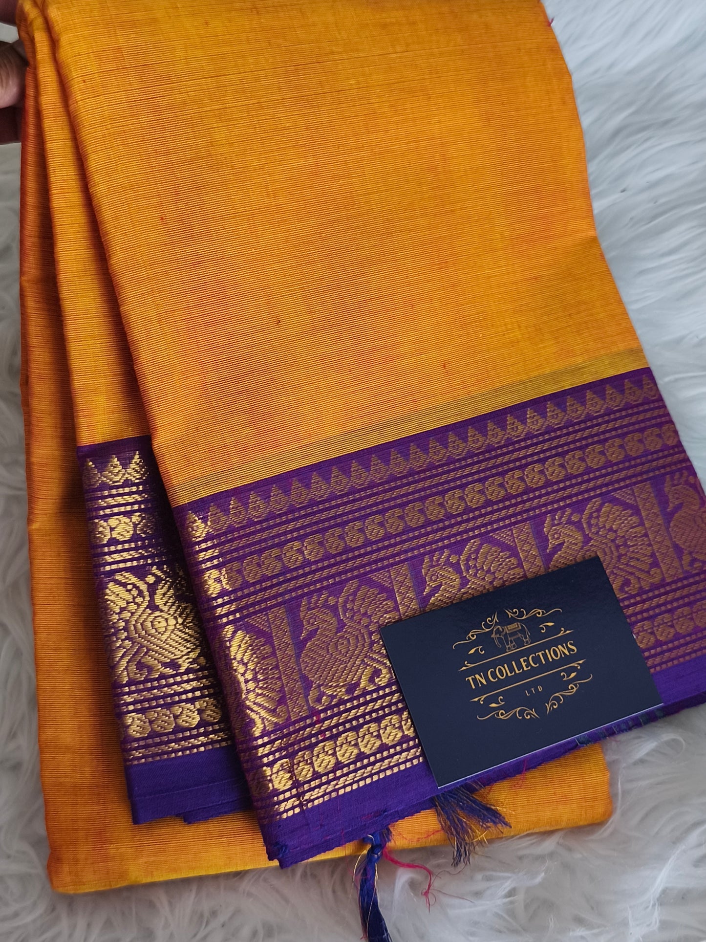 Pure Handloom Kanchi Cotton Saree