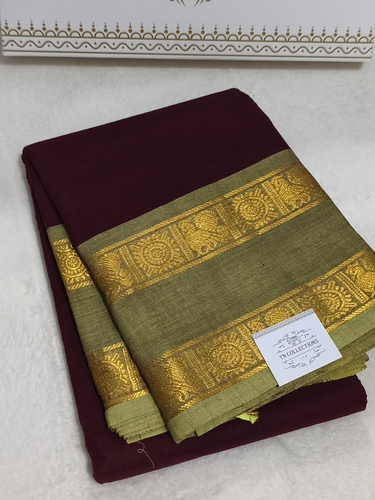 Pure handloom kanchi cotton saree