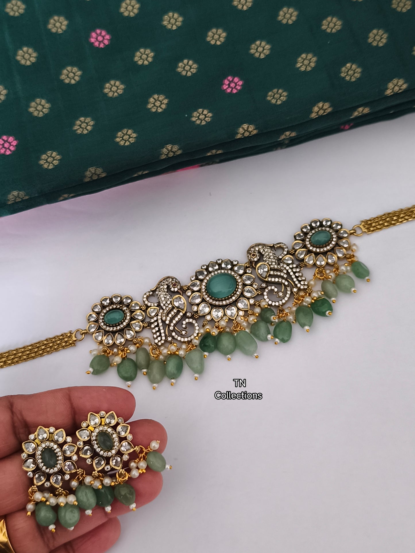 Premium Polish Choker Necklace Set
