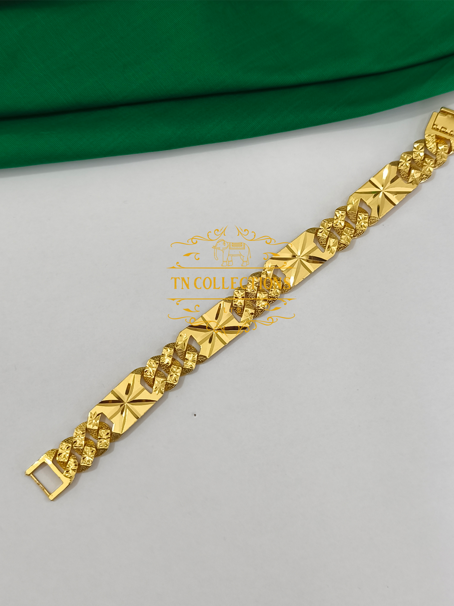 Fancy Gold plated Men's Bracelet