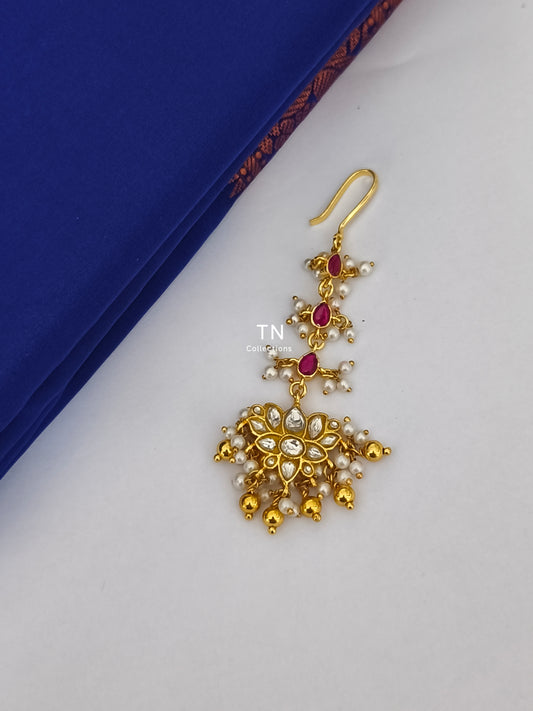 Matte Finish Jadu kundan stone Tikka