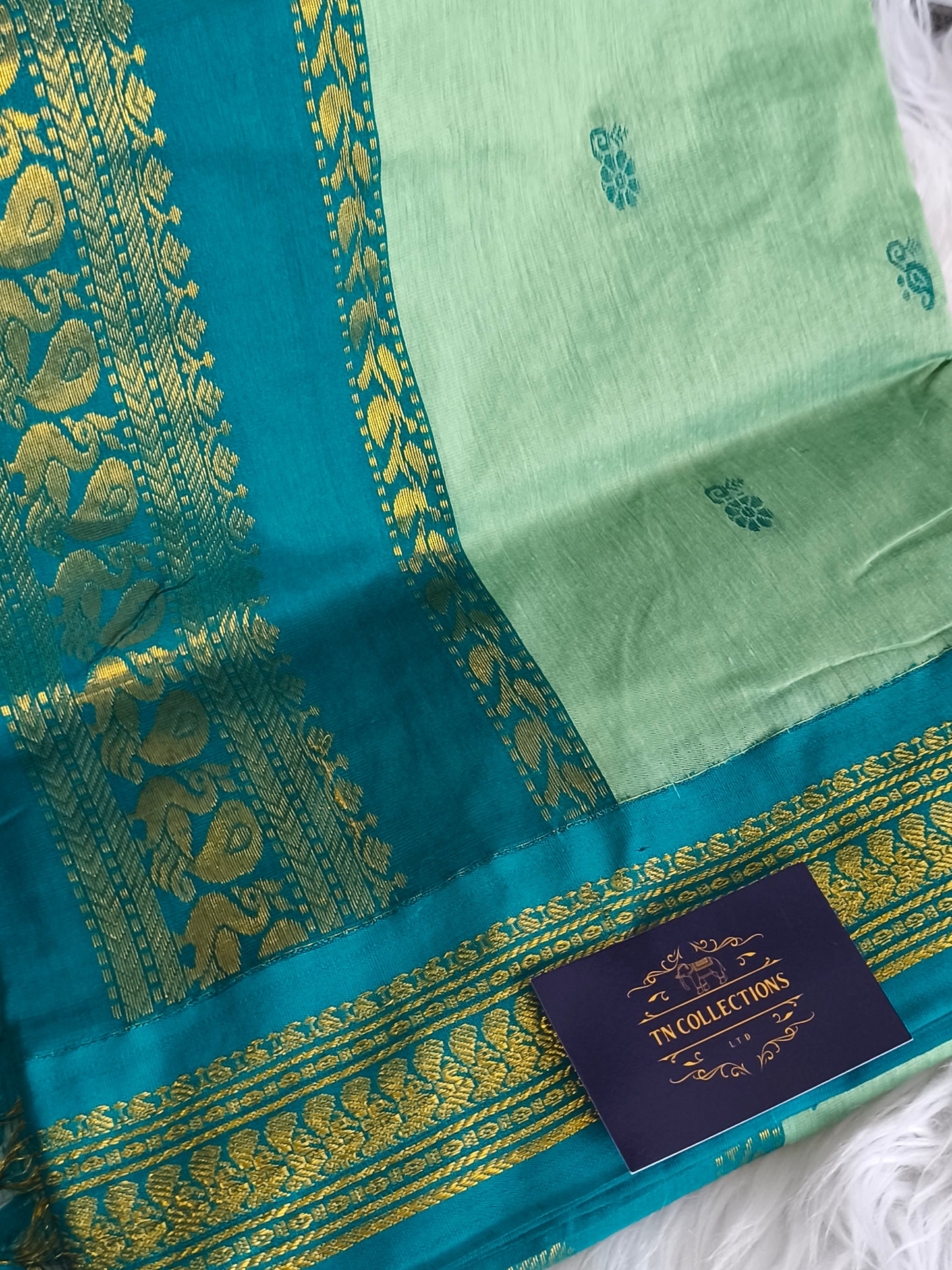 Kalyani Cotton Pattu Saree (Madisar 9 yards)