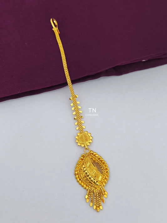 One gram gold plated Tikka