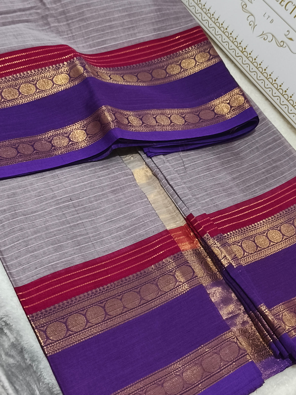 Pure Handloom Kanchi Cotton Saree