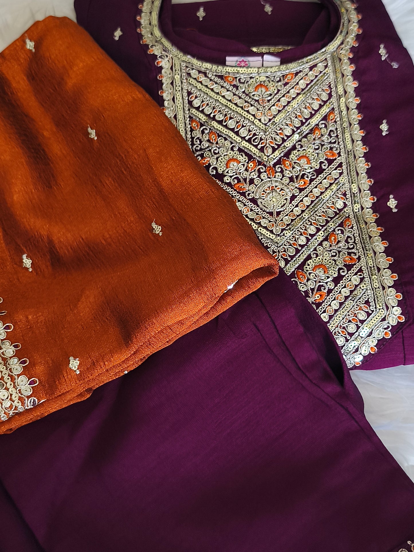 Grand 3pcs Party wear Anarkali Dress