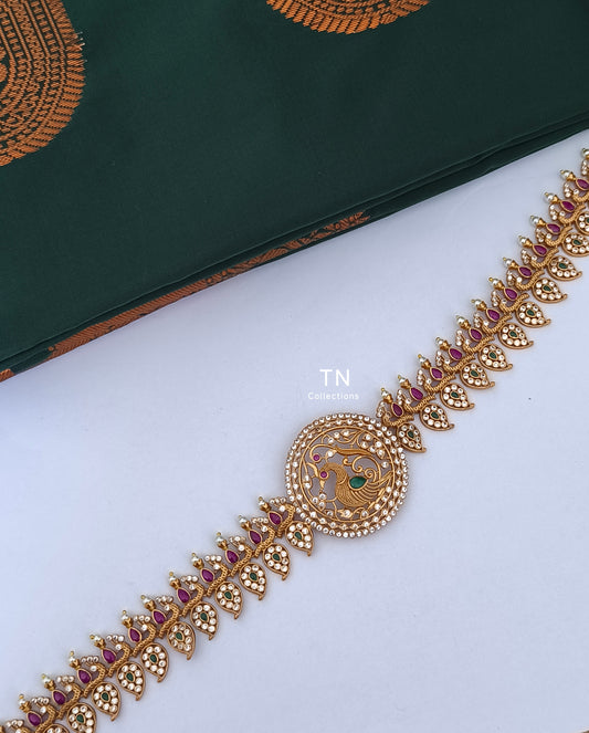 Matte Finish Kemp Stone Hip Chain