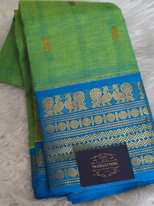 Grand Pure Kanchi Cotton Saree with Rich Pallu