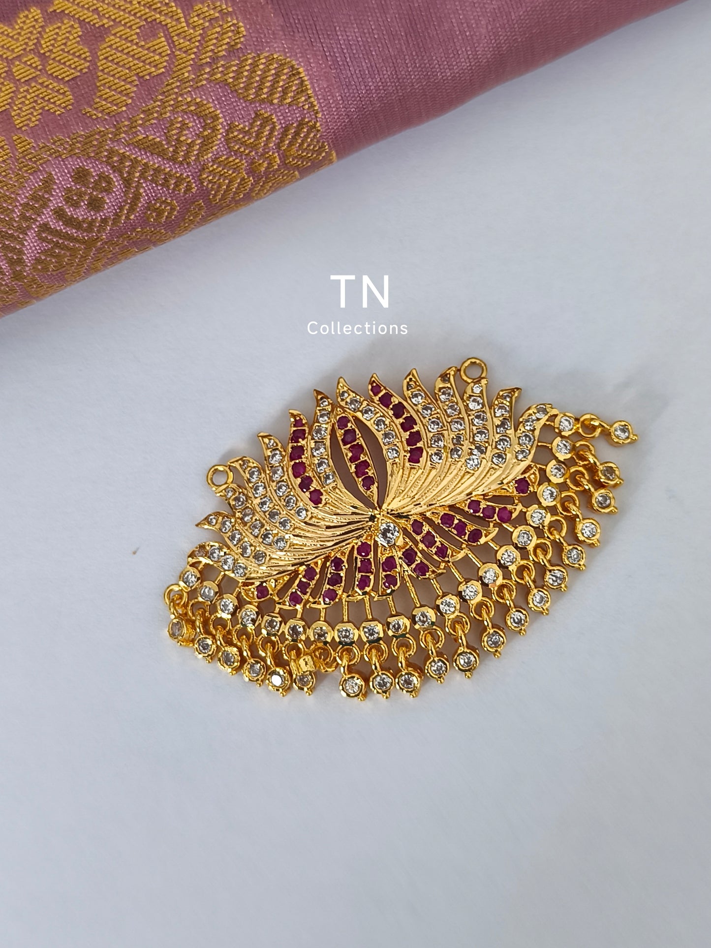 Micro gold plated Traditional Lotus Pathakkam