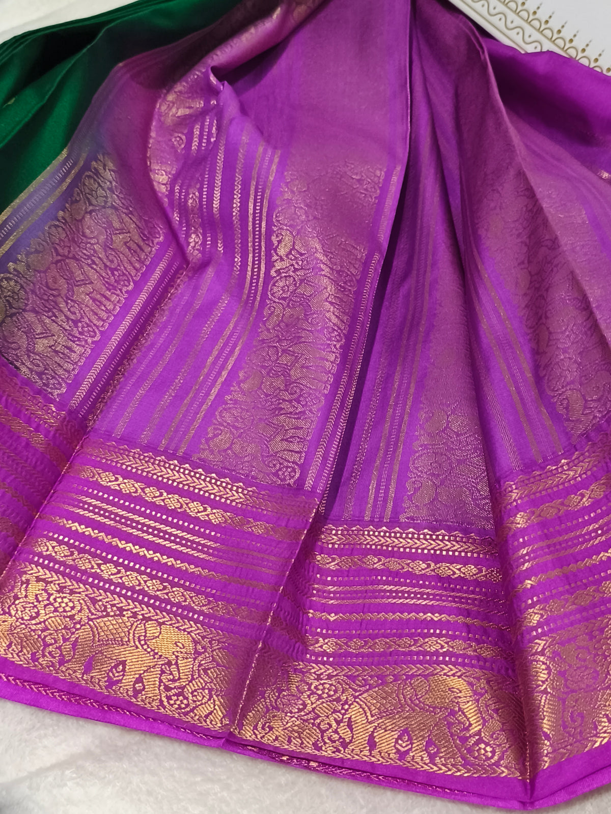 Premium kanchi semi silk saree
