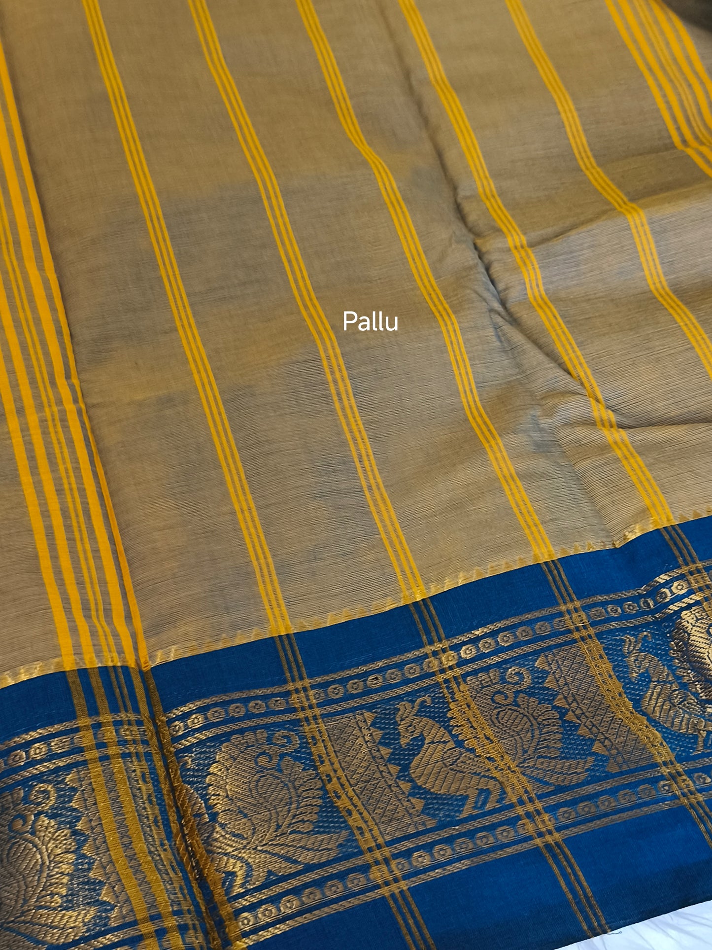 Pure Handloom kanchi cotton saree