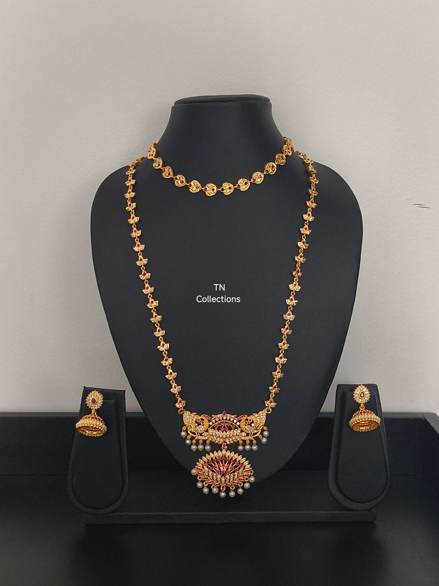 Micro gold plated Traditional Semi Bridal Set