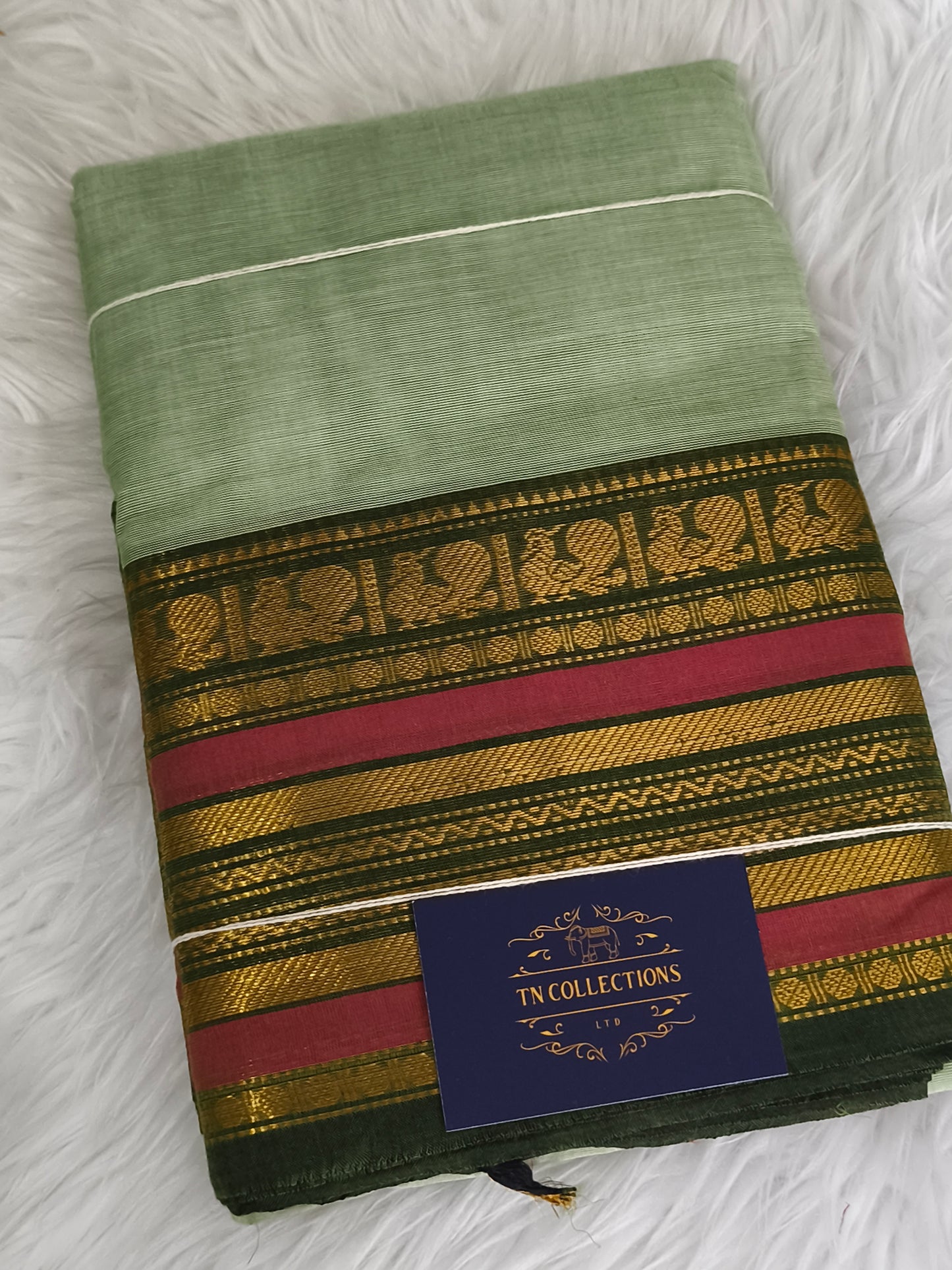 Pure handloom kanchi cotton saree