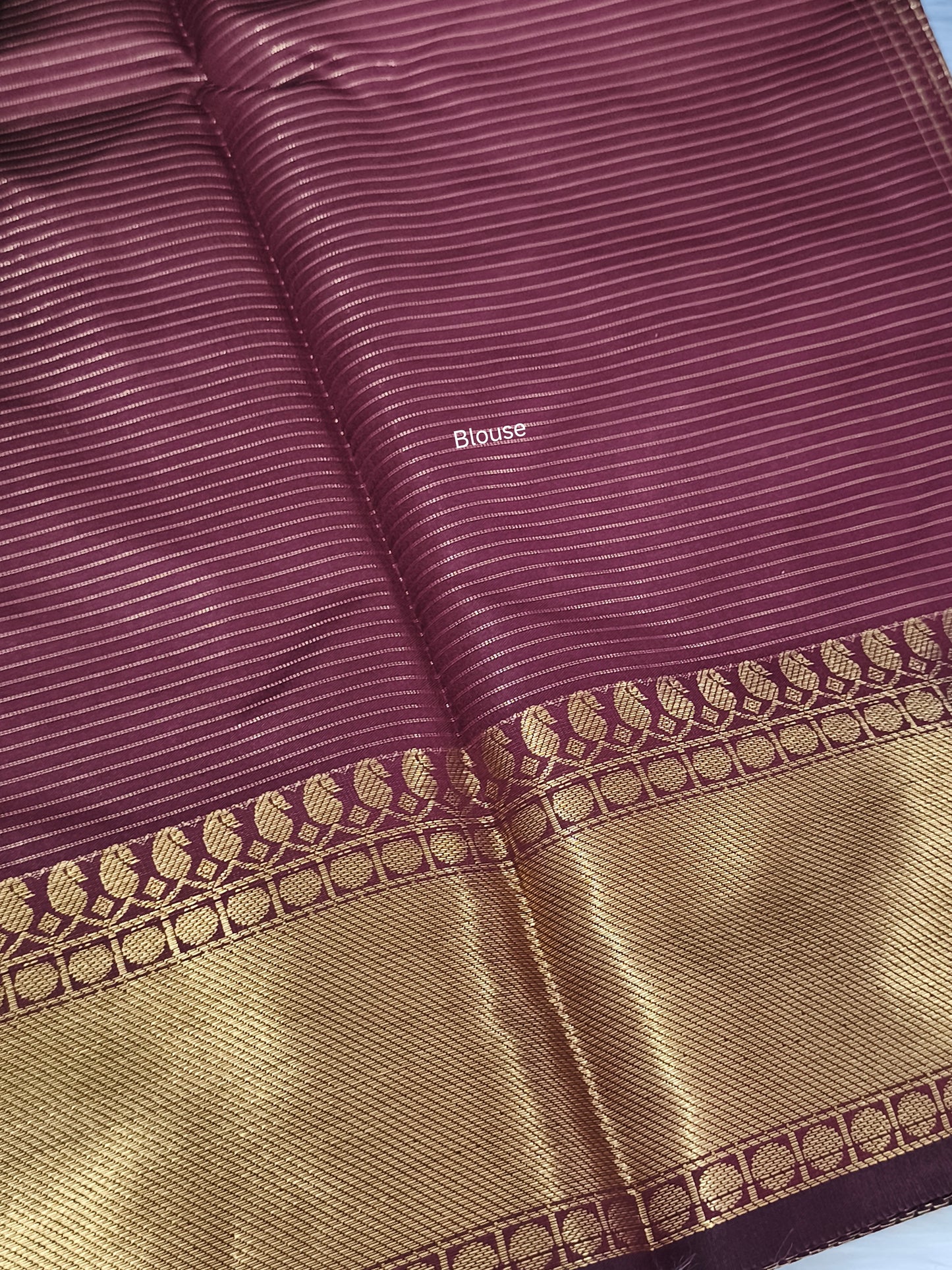 Trendy Small Checked Kanjivaram silk saree