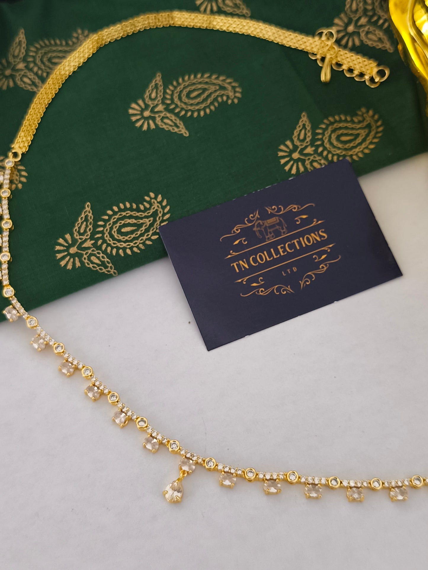 Gold finish hip chain