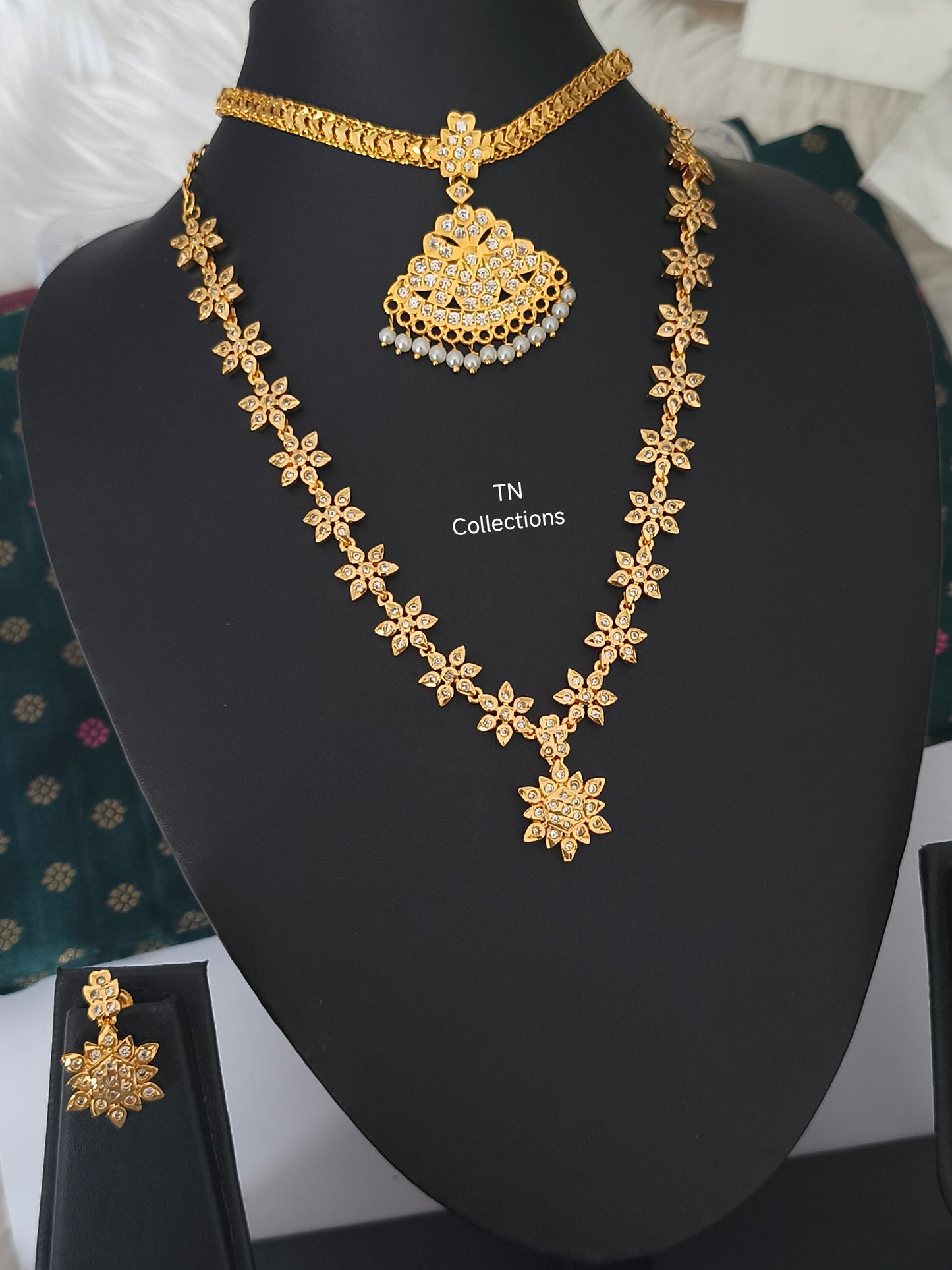 Trendy Micro gold plated Necklace Set