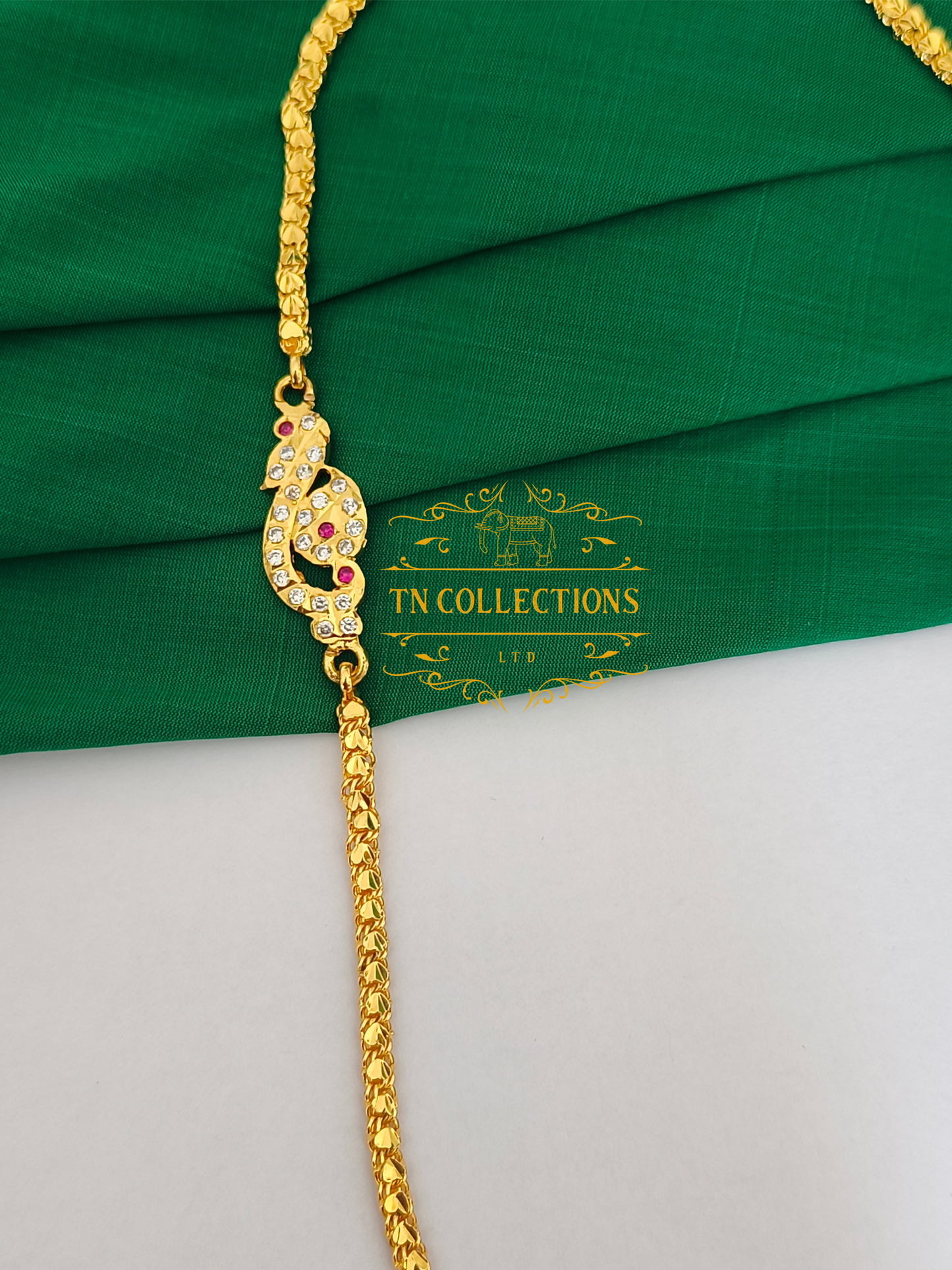Micro Gold-Plated Mugappu Chain