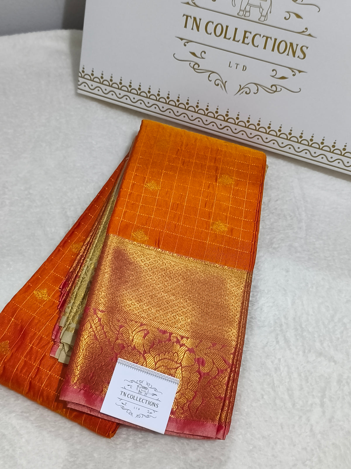 Premium kanchi Checked Semi Silk Saree
