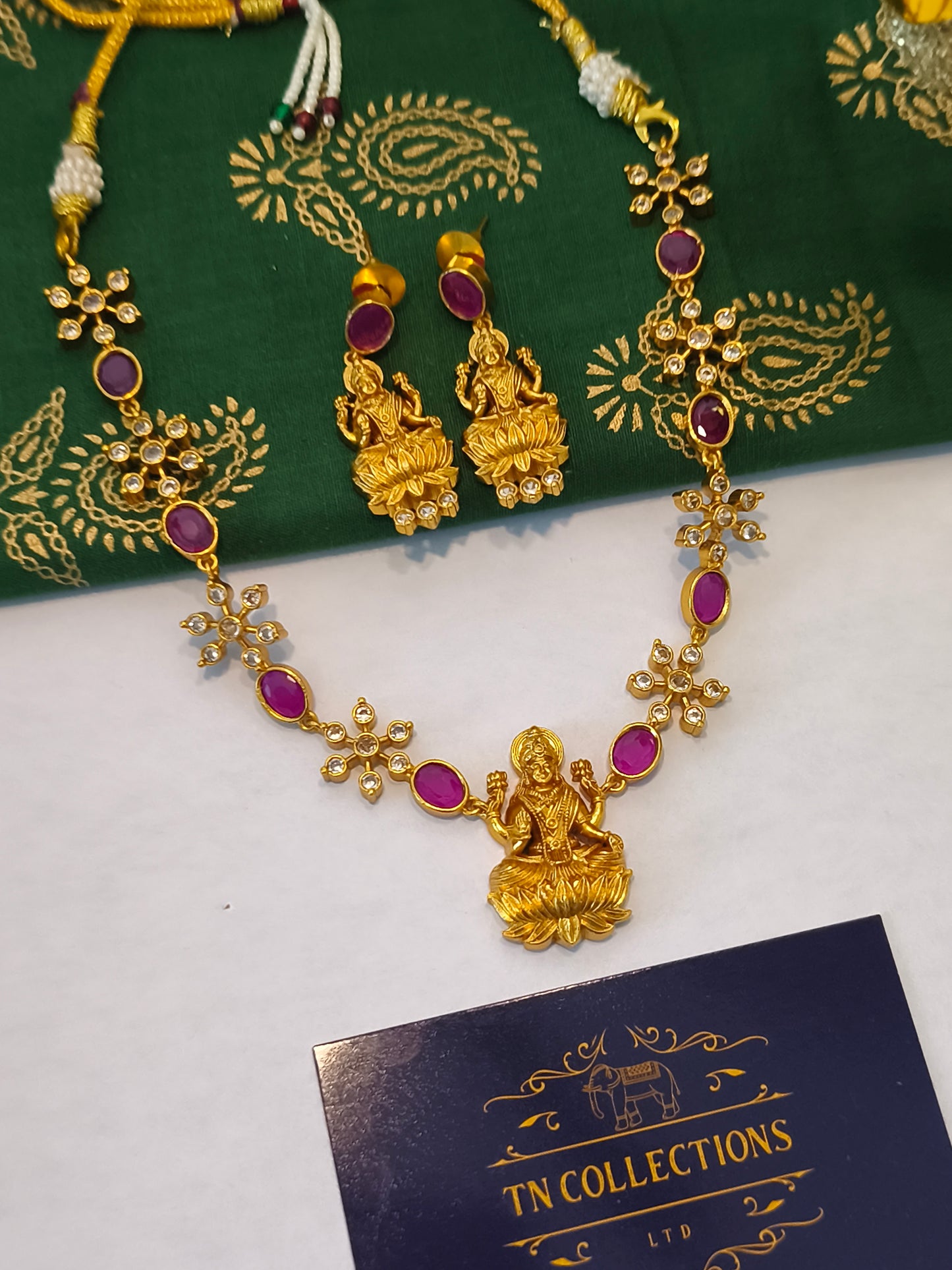 Matte Finish Luxmi Necklace Set