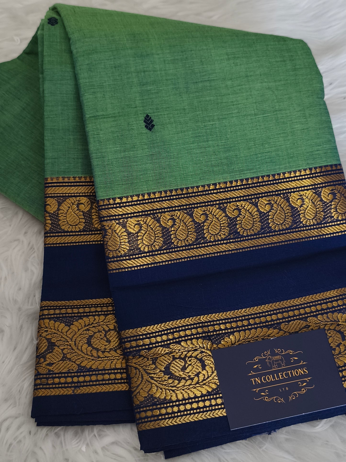 Pure handloom kanchi cotton saree