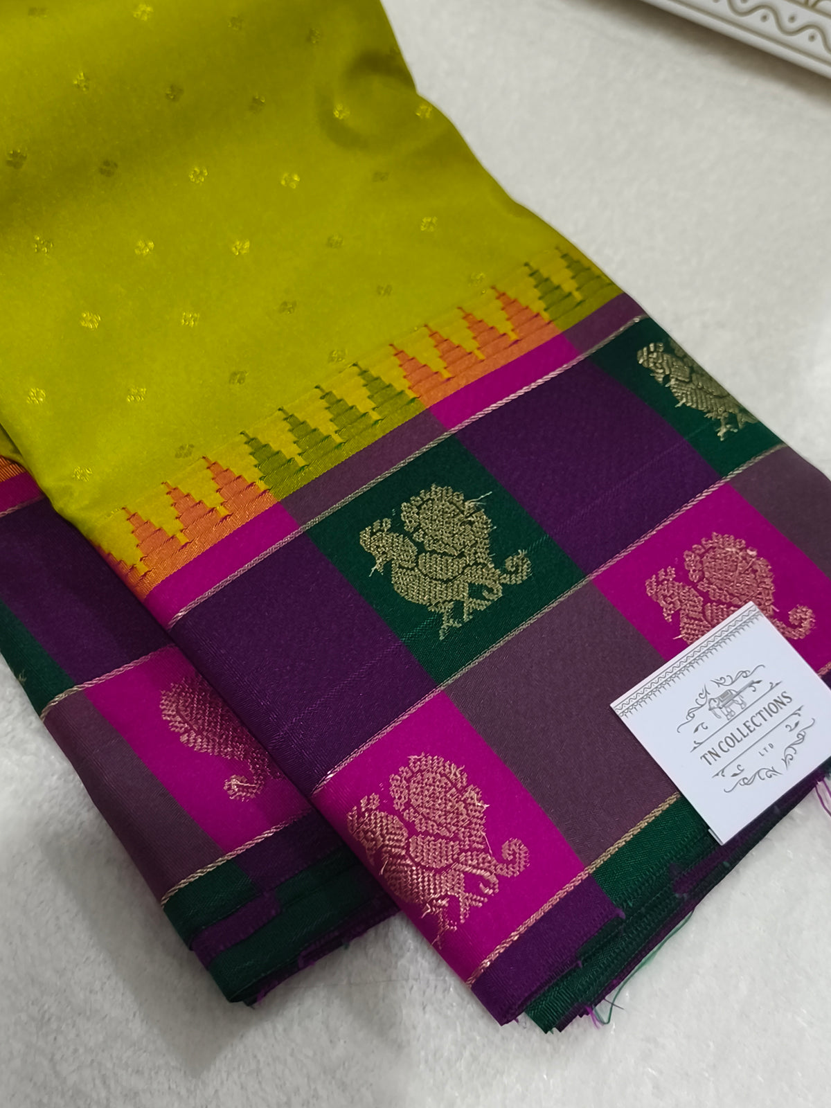 Premium kanchi korvai Soft silk