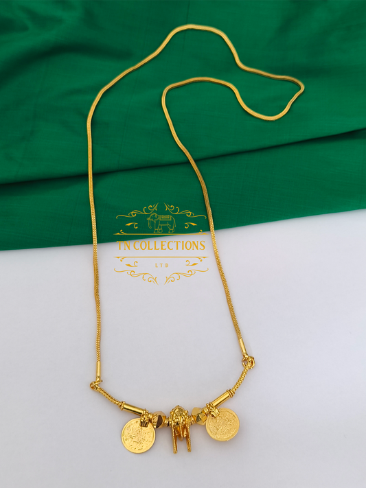 One gram gold plated Traditional Southindian style Thalichain (Thirumangalyam)