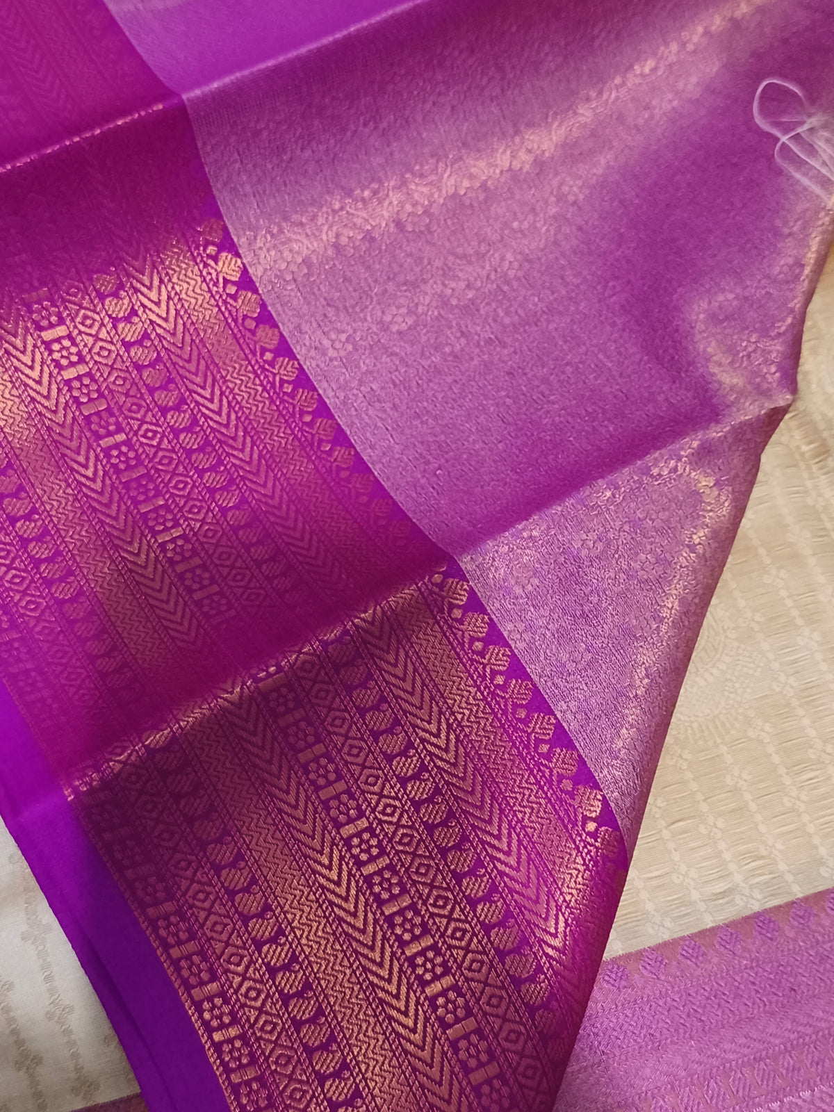 Kanchipuram Vairaoosi Soft Silk Saree