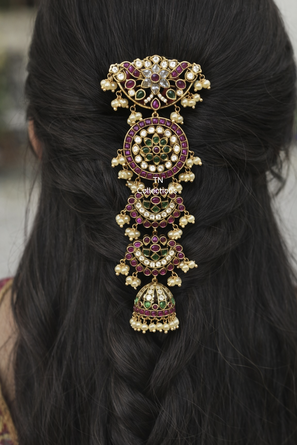 Antique Polish Real kemp Hair accessories (Rakodi)