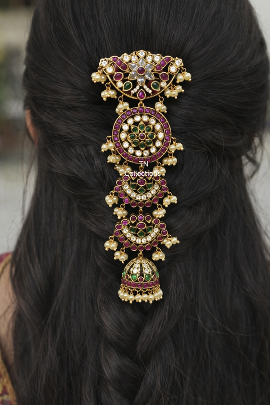 Antique Polish Real kemp Hair accessories (Rakodi)