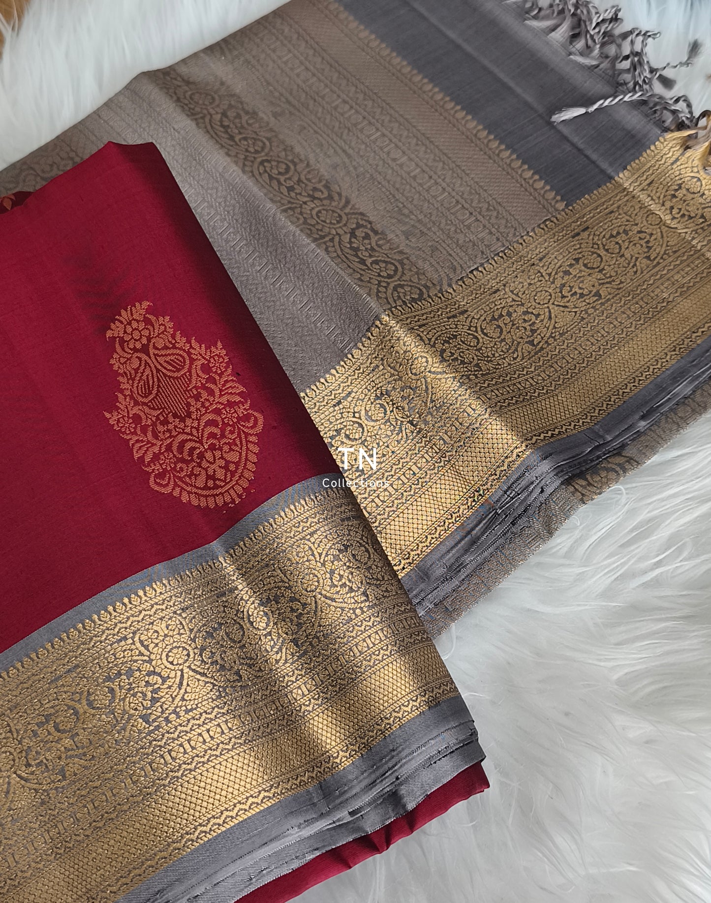 Pure Handloom Kanchipuram Soft Silk Saree