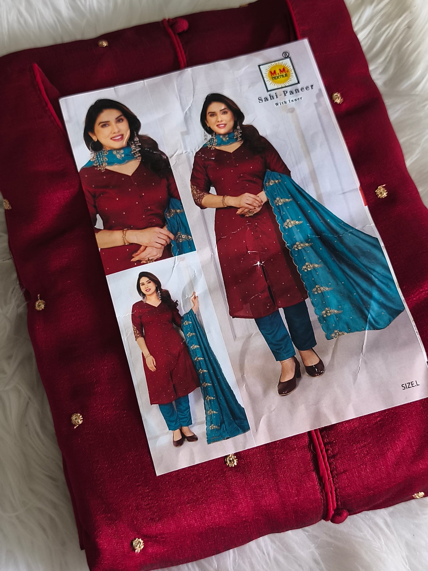 3pcs Readymade Shalwar (Size-L)