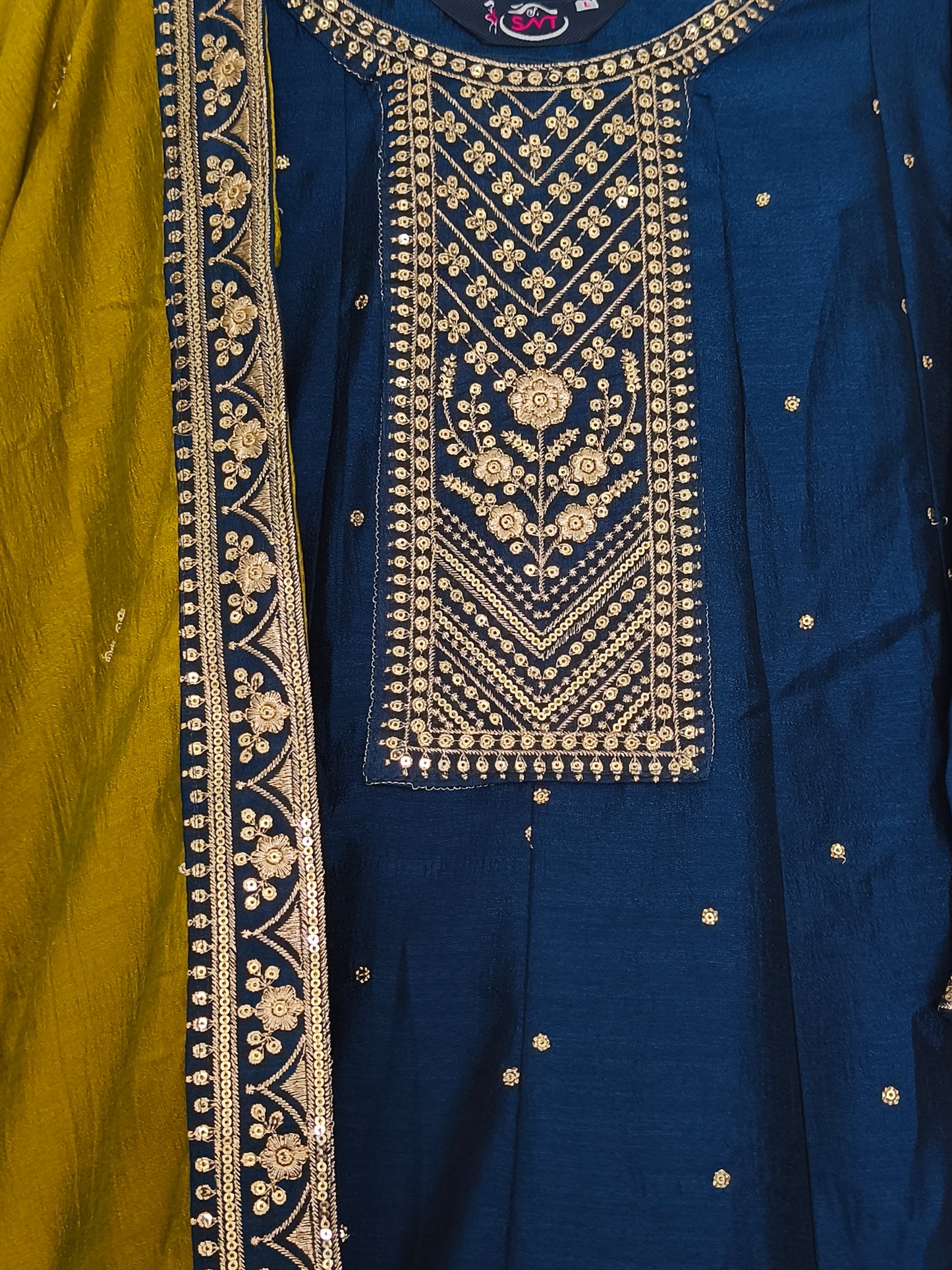 Grand 3pcs Party wear Anarkali Dress