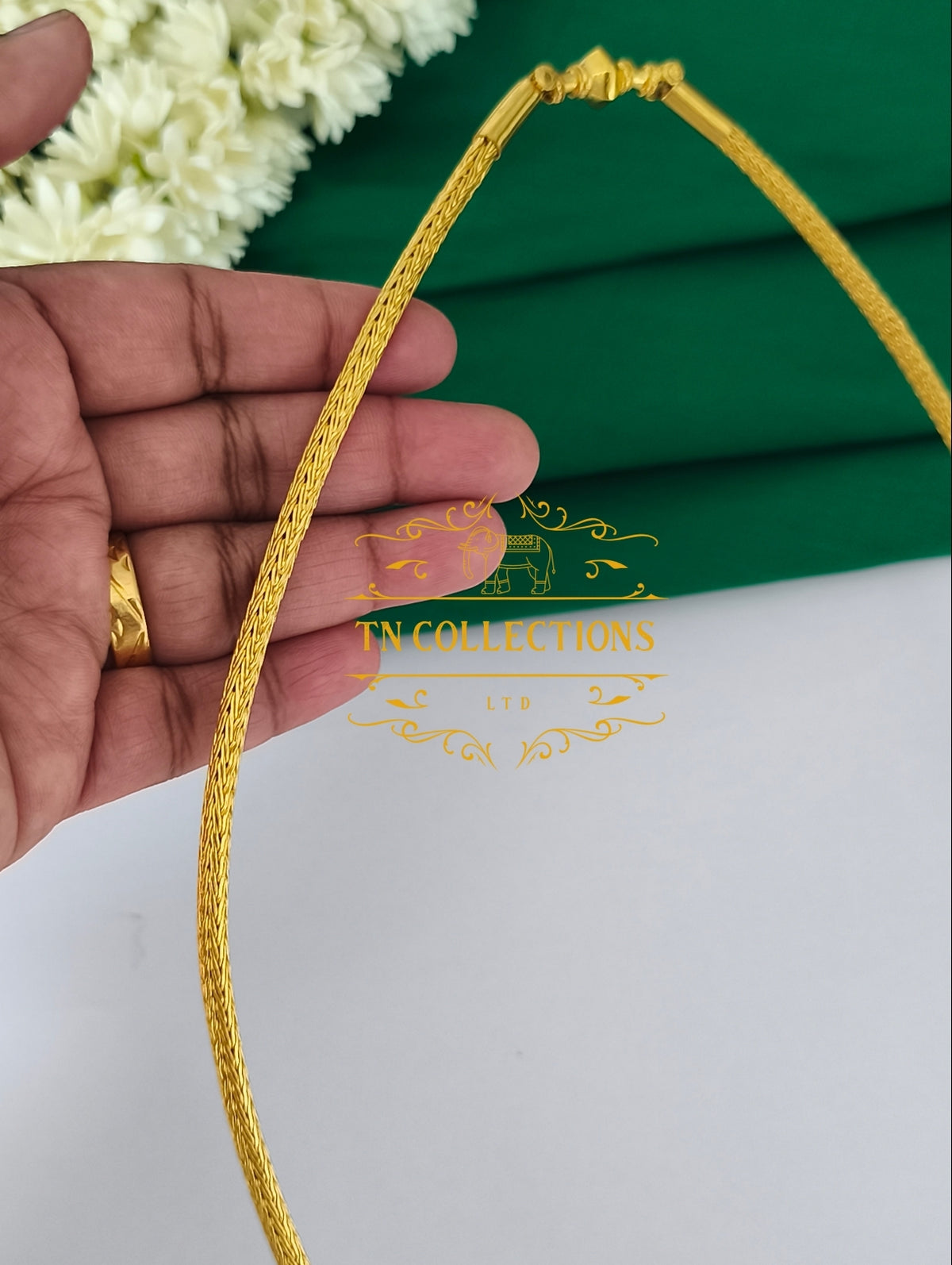 22ct Gold Plated Traditional Hindu Thalikodi with Amman thali & Christian Coins (9-11 Pawn thickness) Customised Kodi