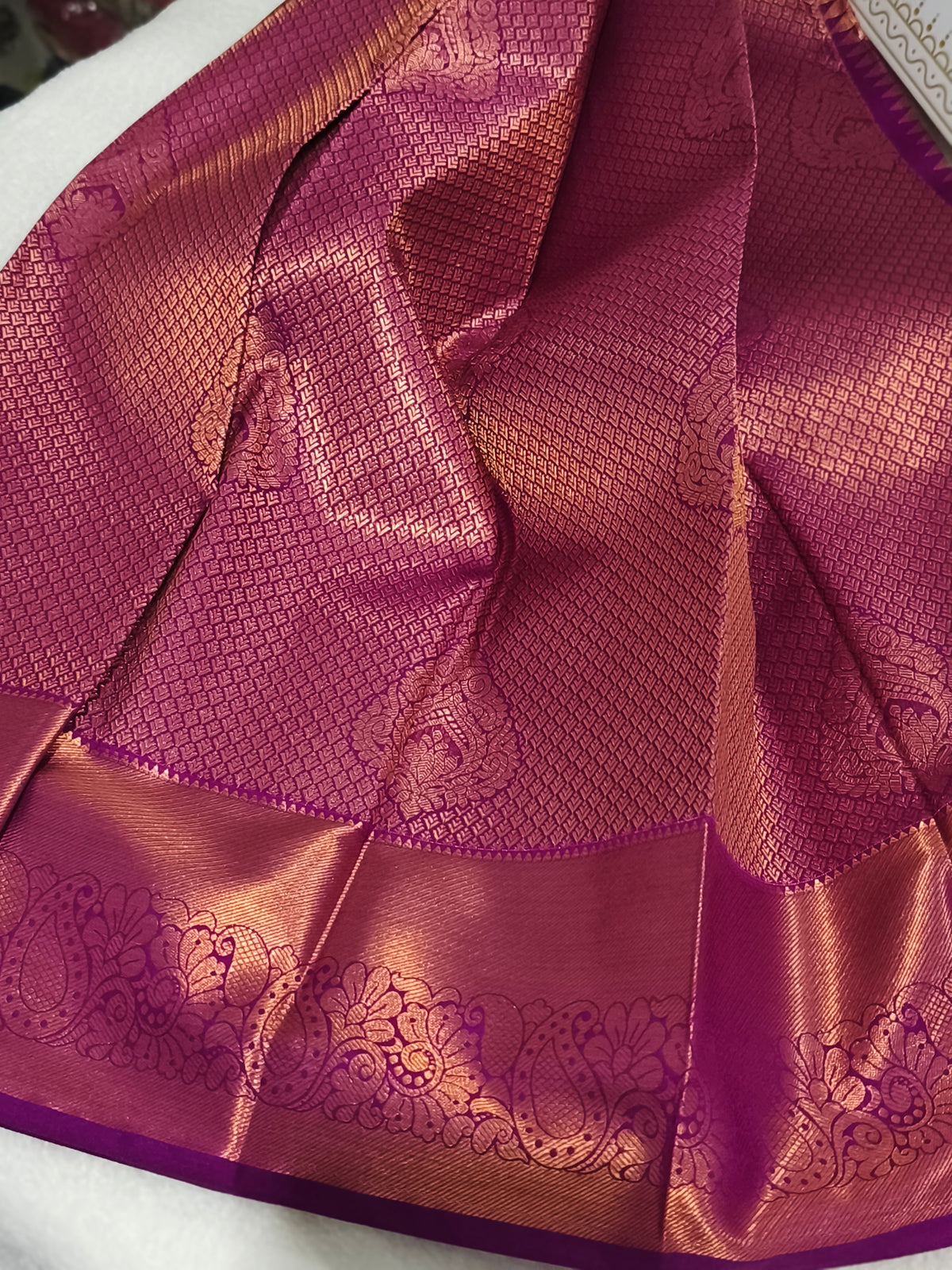 kanchi semi silk saree (Bridal Collection)
